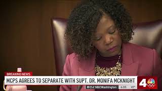 Montgomery County School Board agrees to separate with Superintendent McKnight | NBC4 Washington