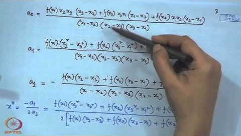Mod-01 Lec-29 Interpolation Methods