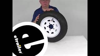 etrailer | All You Need to Know About the Kenda 4.80-12 Bias Trailer Tire with 12" White Wheel