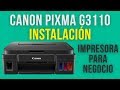 CANON PIXMA G3110 - PRIMERA INSTALACION CABEZALES | DenisTEC