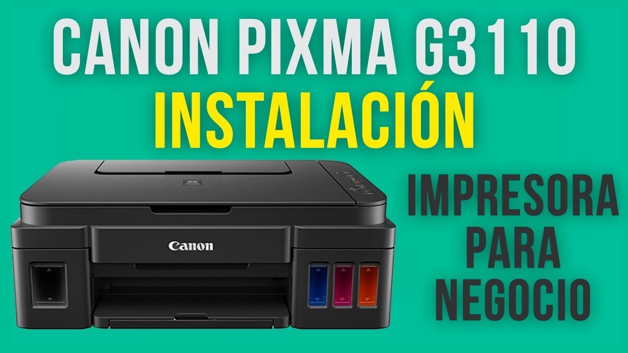 Impresora de Tinta Canon Pixma G3110 – Inkfinity