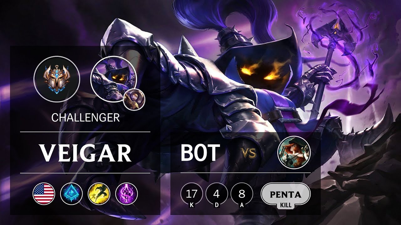 Veigar Bot vs Miss Fortune - NA Challenger Patch 9.21
