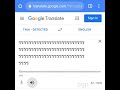 Google Translate Being Funny 