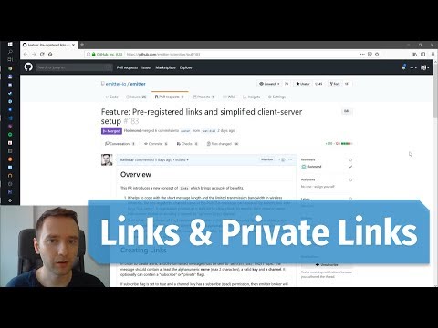 Emitter: Simplify Client/Server and IoT Apps with Links and Private Links