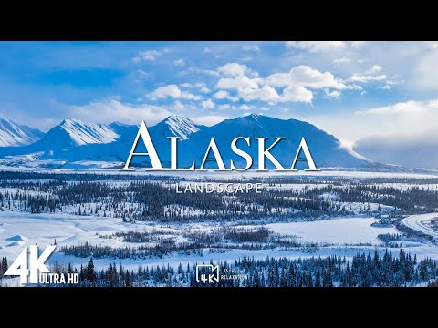 Alaska Stunning Footage Alaska, Scenic Relaxation Film with Calming Music
