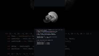 I animated regular text using Three.js! #javascript #threejs #shortsfeed #coding