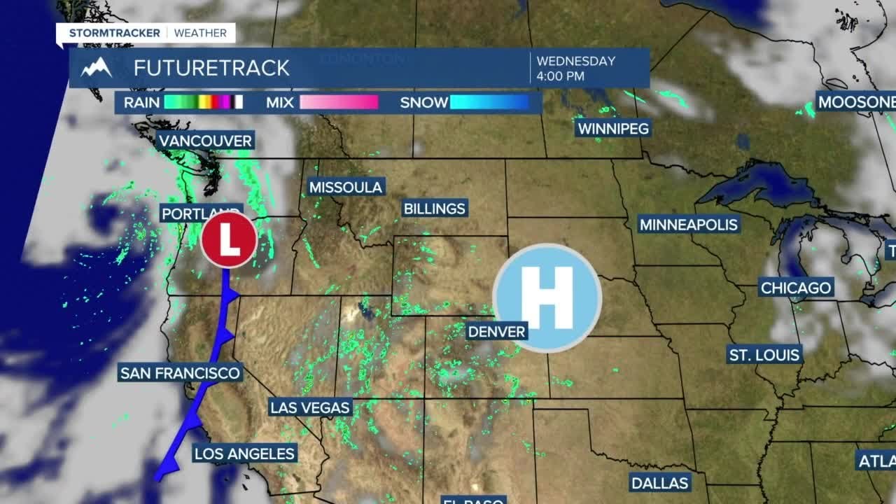 Showers and cooler temperatures move in Thursday and Friday - YouTube