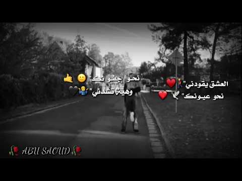 والعشق يقودني نحو عيونك نحو جفونك حالات واتس اب اجمل اناشيد حب