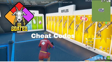 All cheat codes in Go Goated Zone Wars