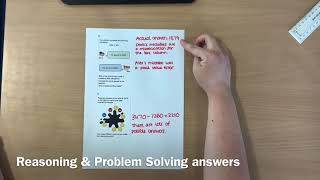 Year 4 Maths - Reasoning & problem solving answers & assessment set