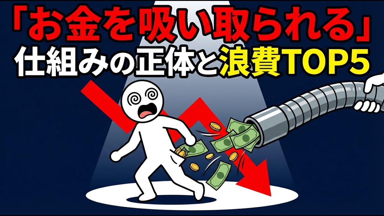投資家だけが知っている「お金を吸い取られる仕組み」と、今すぐやめるべき浪費TOP5
