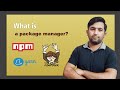 What is Package Manager? | How can use them? | NPM | Yarn | Composer | pip image