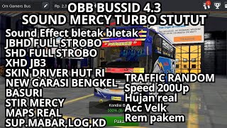 SHARE!! OBB BUSSID 4.3 SOUND TURBO STUTUTU UPDATE OBB BUSSID 4.3 ACC  ROMBAK BUSS