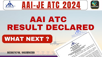 AAI-ATC 2024 RESULT DECLARED | CUT OFF ATC 2024 | WHAT NEXT  | CAREER WAVE #atc2024