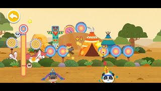 Sports Champion | Play Darts Game | Climb Tree Game | Score A Basket | Race | BabyBus | Baby Panda screenshot 1