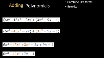 6.1 Adding and Subtracting Polynomials