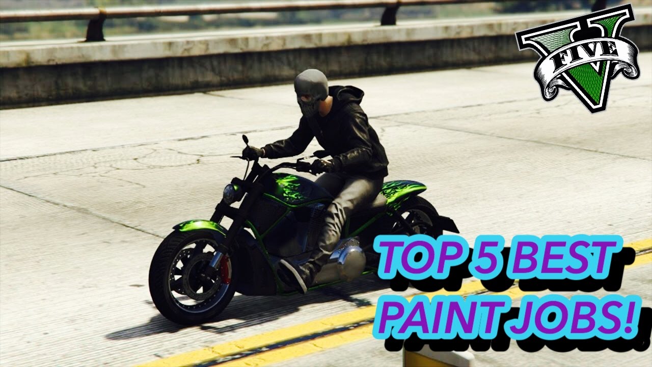 GTA 5 ONLINE TOP 5 BEST PAINT JOBS OF THE NEW WESTERN NIGHTBLADE