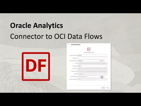 Connector to OCI Data Flows
