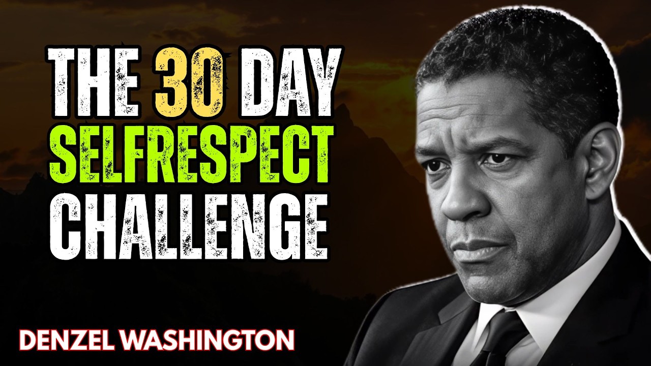Self Respect Motivation Inspired By Denzel Washington Powerful Speech