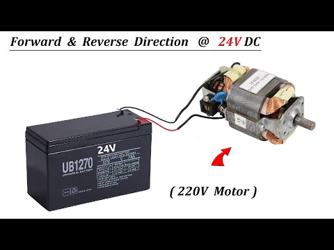 220V Washing Machine Universal Motor Direction Change | Forward - Reverse , Clock - Anti Clock