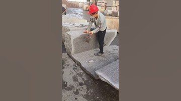 The cutting process of mottled stone slabs- Good tools and machinery make work easy