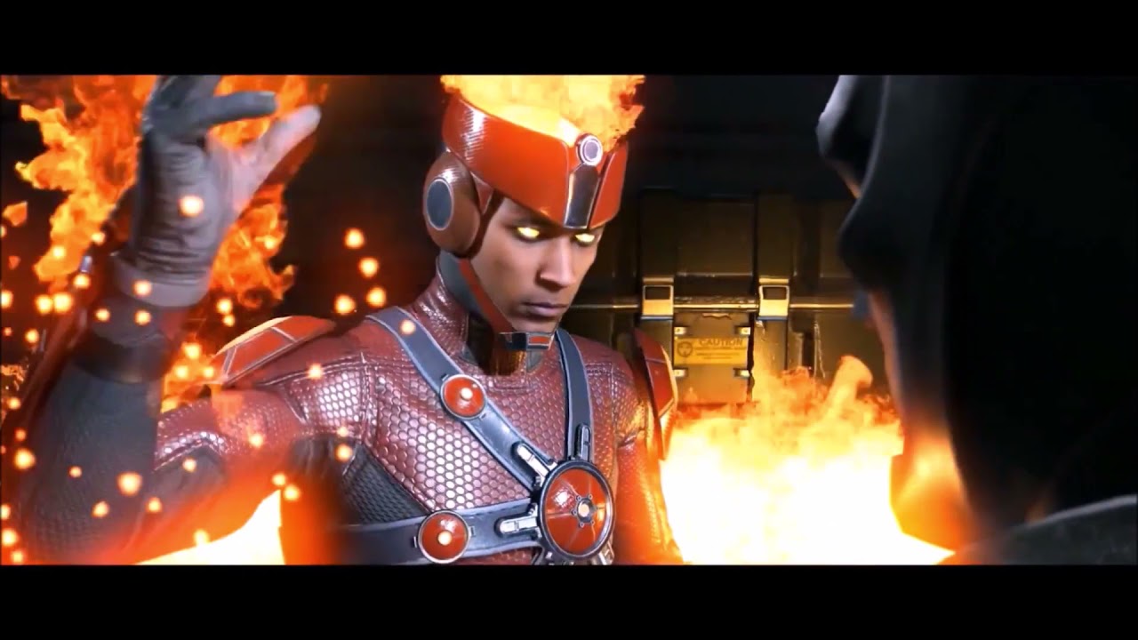 Injustice 2 Batman Talk To Firestorm About What He Did Cutscene