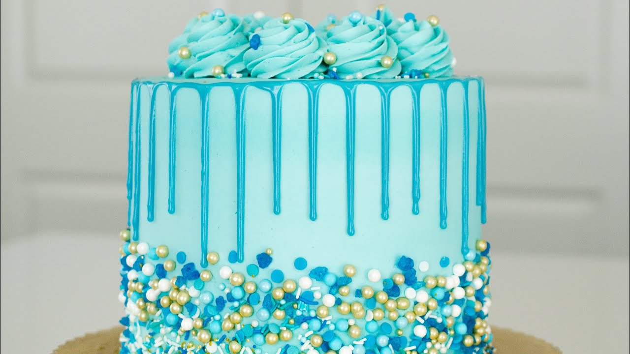 Sprinkle/drip cake time lapse YouTube