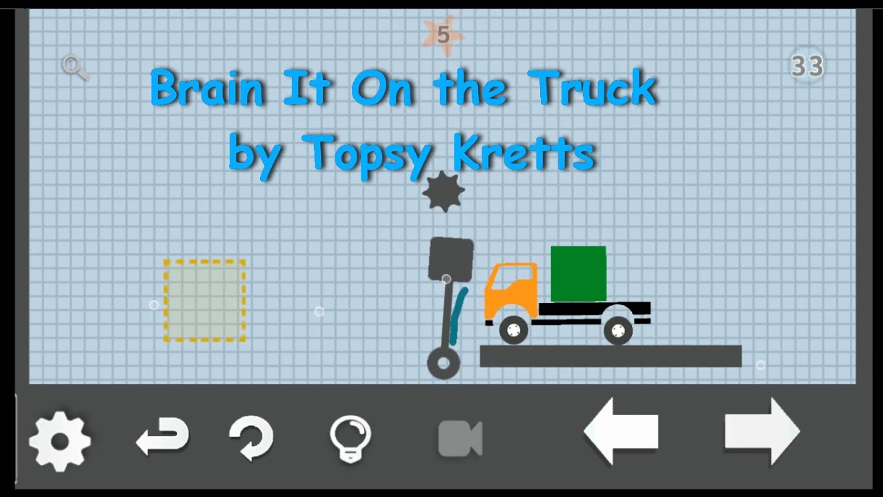 Brain It On the Truck level 33 water 5 stars