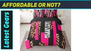 Feelyou Leopard Twin Bedding Set Amazing Wild Style Comfort