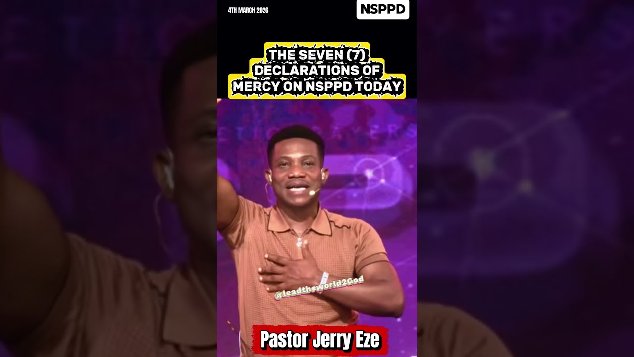 Семь проповедей милосердия на NSPPD сегодня | Пастор Джерри Эзе #nsppd #jerryeze #shorts #shorts