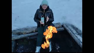 Вечно Горящие факела в лесу. Чудо в Коми/Водный.#коми #ухта #водный