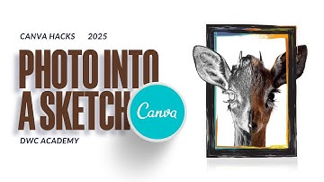 How To Turn Any Photo Into A Pencil Sketch In Canva