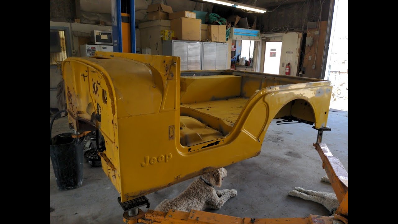 Jeep CJ5 Tub Factory Steel Body Grade B NonTailgate 19761983 YouTube