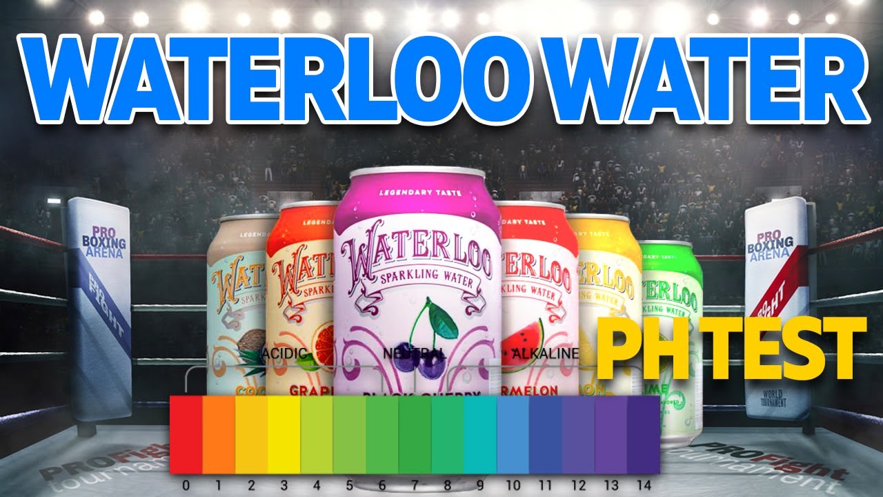 Waterloo Sparkling Water PH Level...is it Acidic or Alkaline? YouTube