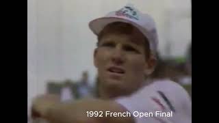 1992 French Open Jim Courier Vs Petr Korda Championship Points
