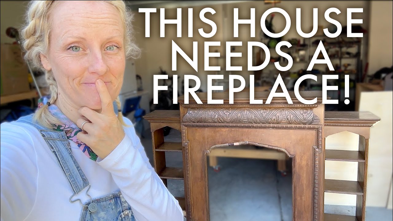 MAKING A FAUX FIREPLACE FOR MY RENTAL HOUSE