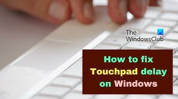 How to fix Touchpad delay on Windows 11/10