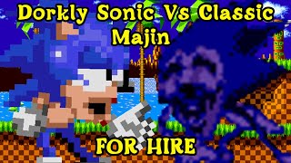 FNF | Dorkly Sonic Vs Classic Majin | FOR HIRE - Vs. Dorkly Sonic | Mods/Hard/Sonic.exe |