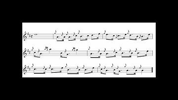 Great Highland Bagpipes Intermediate Exercise 51 – low pitch half speed