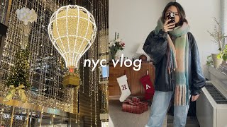 FALL LEAVES &amp; CHRISTMAS IN NEW YORK | denim declutter, home decor shopping, my 2022 planner