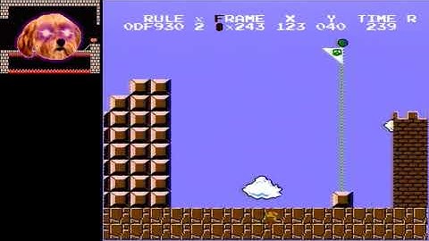 7-3 Full Flagpole Glitch From a Savestate