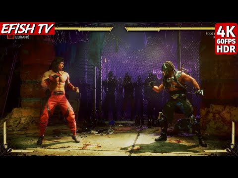Liu Kang vs Kabal (Hardest AI) - Mortal Kombat 11