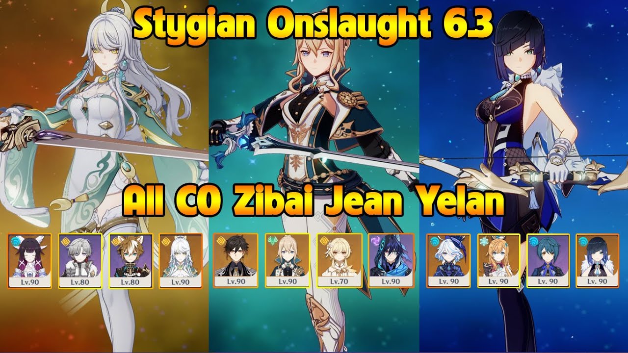 Stygian Onslaught 6.3 Fearless Goat Jean C0 Zibai - C0 Yelan