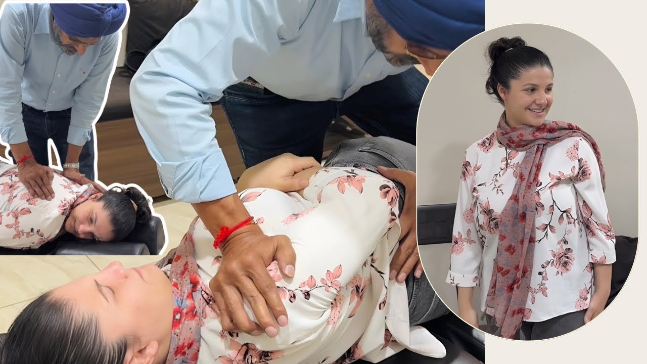 European Lady Got Shoulder Dislocation Fixed By Deep Chiropractor 