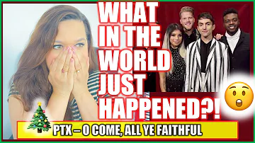 WOW 🤯🤯🤯 PENTATONIX REACTION - O COME, ALL YE FAITHFUL | Reaction To Christmas Music