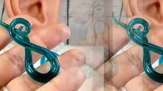 2PC Glass Ear Tapers Plugs 4G-16mm Teal Teardrop Spiral Gauges Piercing Jewelry Set BodyJ4You Information