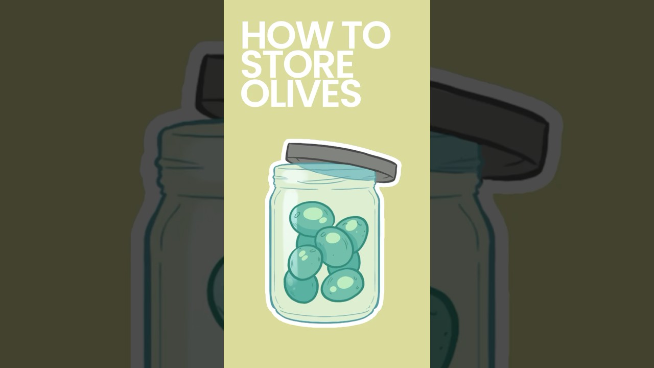 How to Store Olives 