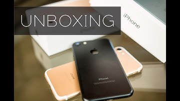 Dual iPhone 7 Unboxing & First Impressions! | NEW Matte Black & Gold iPhone 7 Unboxings!