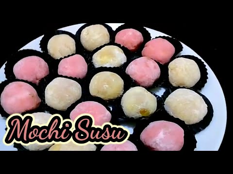 RESEP MOCHI SUSU ISI KACANG ♡ MANIS KENYAL LEMBUT ENAK BANGET