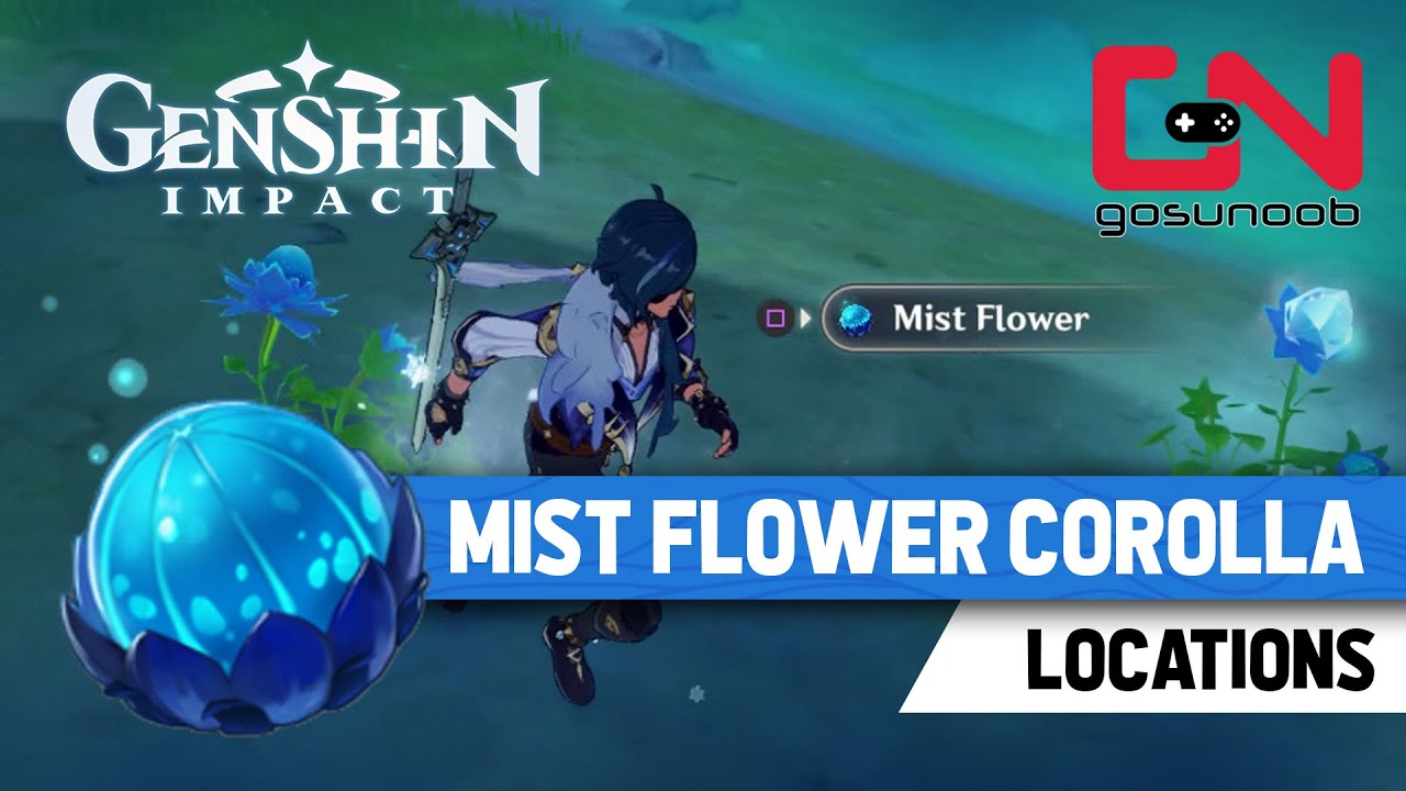 Mist Flower Corolla Locations Genshin Impact Darknight Hero S Alibi Quest Youtube